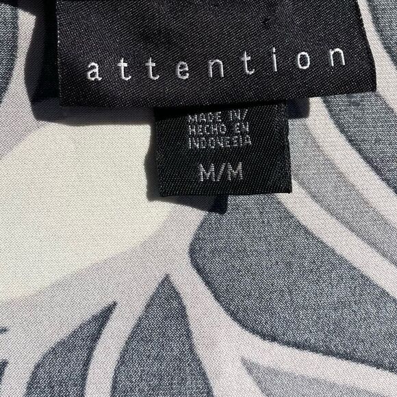 Attention Black Blouse Size Medium - Picture 2 of 4